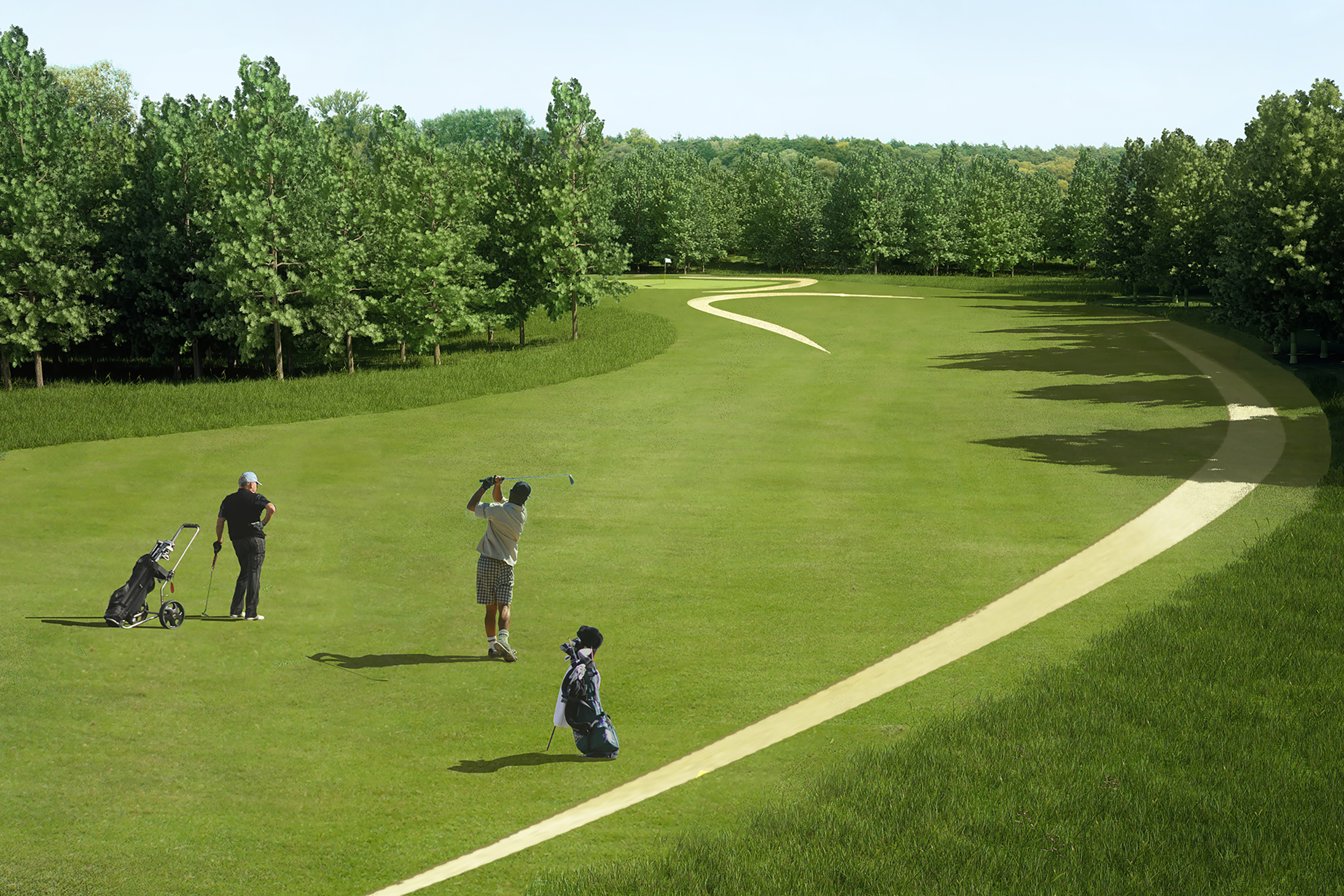 bruto golf course design concept brutogolf