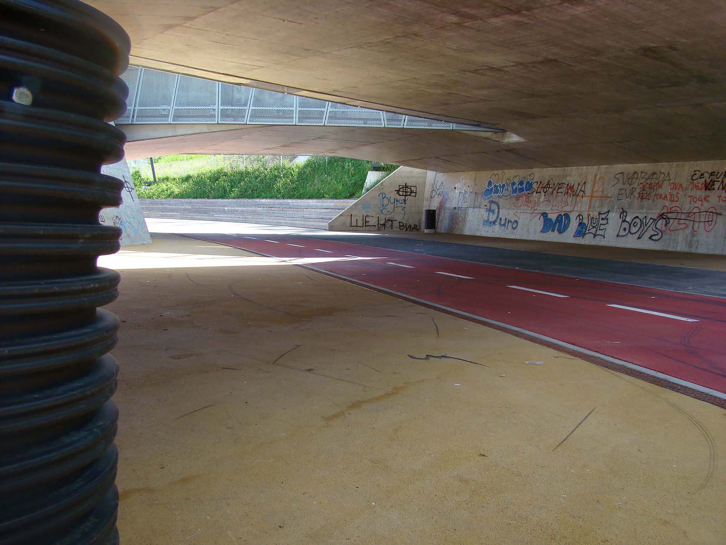 bruto ac park šentvid ljubljana most tunel underpass podhod