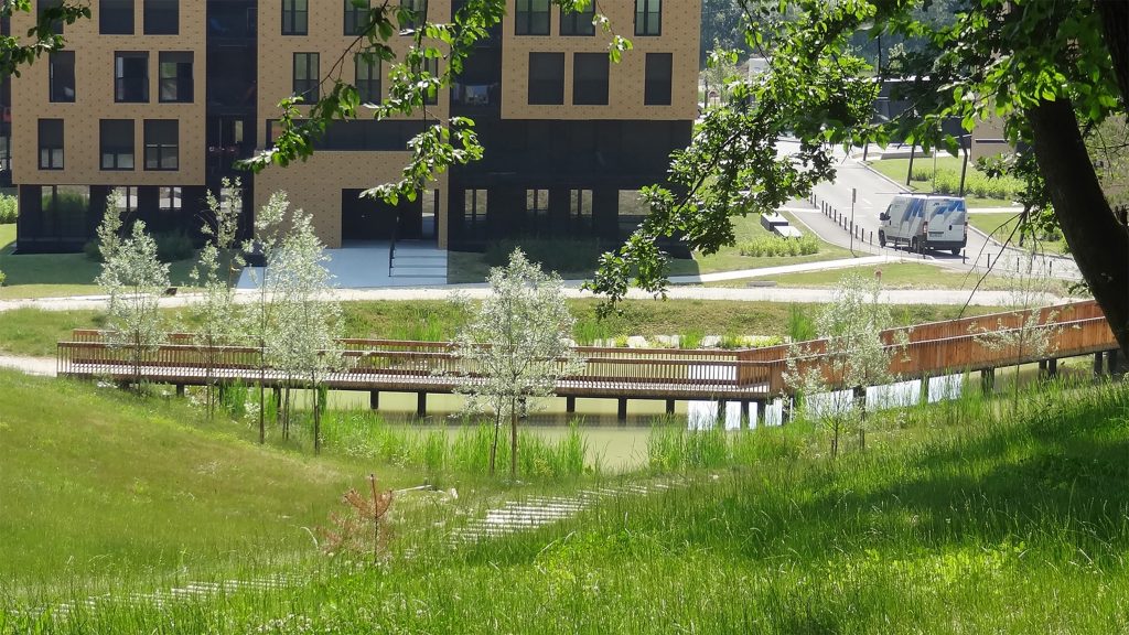 bruto brdo soseska ljubljana housing landscape orchard sadovnjak